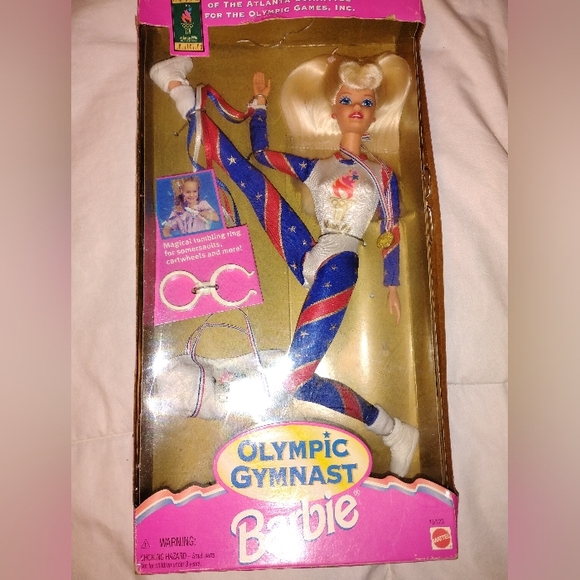 Vintage Barbie- 1996 MATTEL Olympic Gymnast - Atlanta still in box - Picture 9 of 10